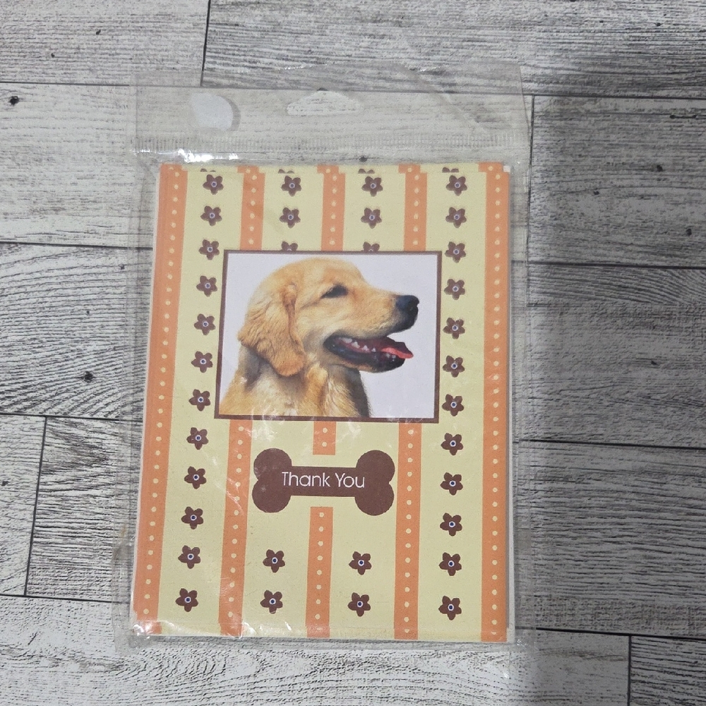 Golden Retriever Thank You Cards
